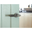 Pewter Brompton Lever on Rose Set (Art Deco) - Unsprung | From The Anvil-Concealed-Yester Home