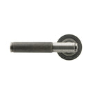 Pewter Brompton Lever on Rose Set (Beehive) - Unsprung | From The Anvil-Concealed-Yester Home