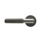 Pewter Brompton Lever on Rose Set (Plain) | From The Anvil - Concealed - From The Anvil - Yester Home