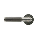 Pewter Brompton Lever on Rose Set (Plain) - Unsprung | From The Anvil-Concealed-Yester Home