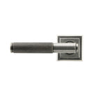 Pewter Brompton Lever on Rose Set (Square) | From The Anvil - Concealed - From The Anvil - Yester Home