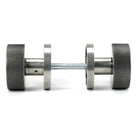 Pewter Brompton Mortice/Rim Knob Set (Plain) | From The Anvil - Mortice Knobs - From The Anvil - Yester Home