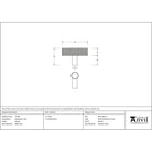 Pewter Brompton T-Bar | From The Anvil - T-Bars - From The Anvil - Yester Home