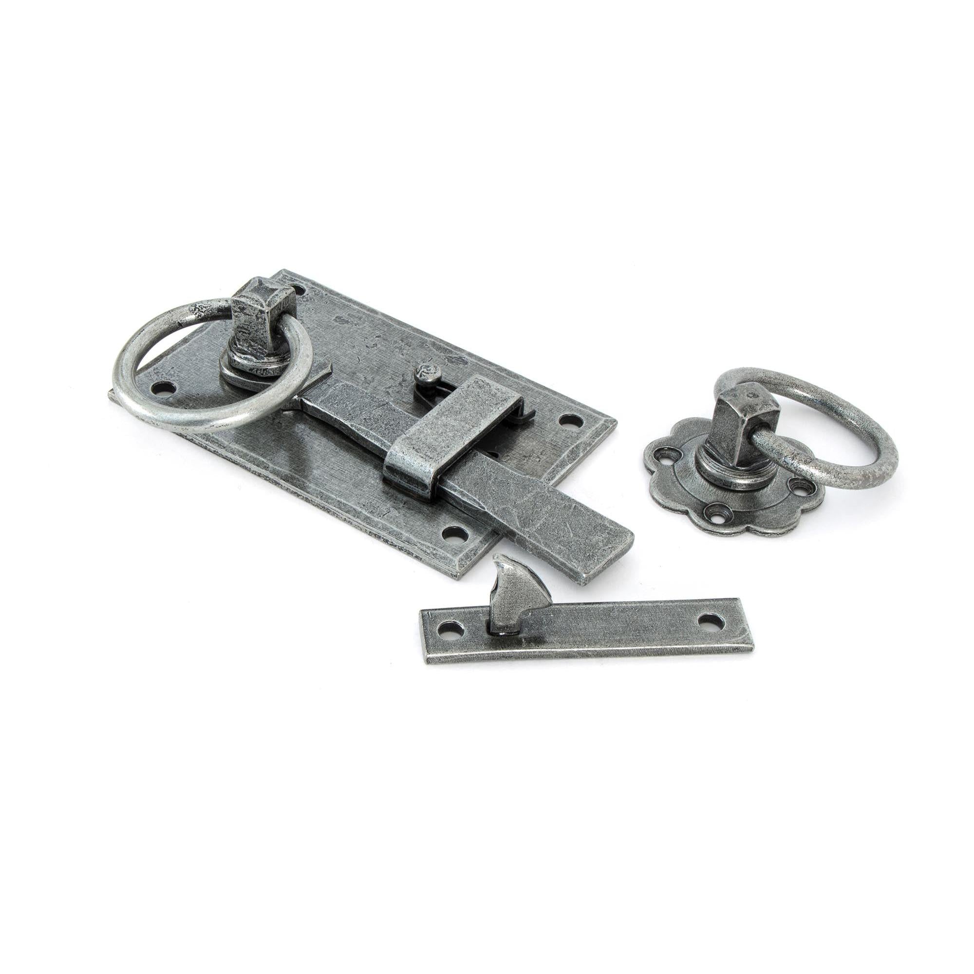 Pewter Cottage Latch - LH | From The Anvil - Latches - From The Anvil - Yester Home