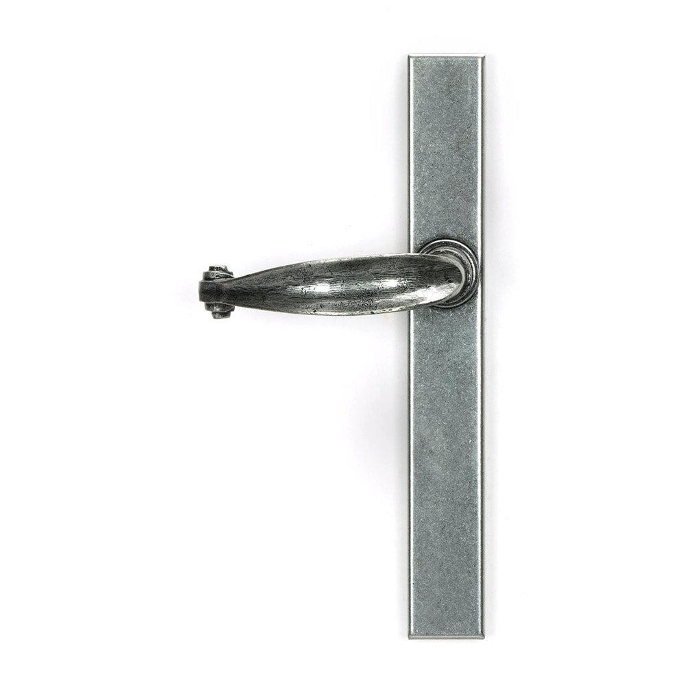 Pewter Cottage Slimline Lever Espag. Latch Set | From The Anvil-Espagnolette-Yester Home