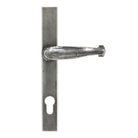 Pewter Cottage Slimline Lever Espag. Lock Set | From The Anvil - Espagnolette - From The Anvil - Yester Home