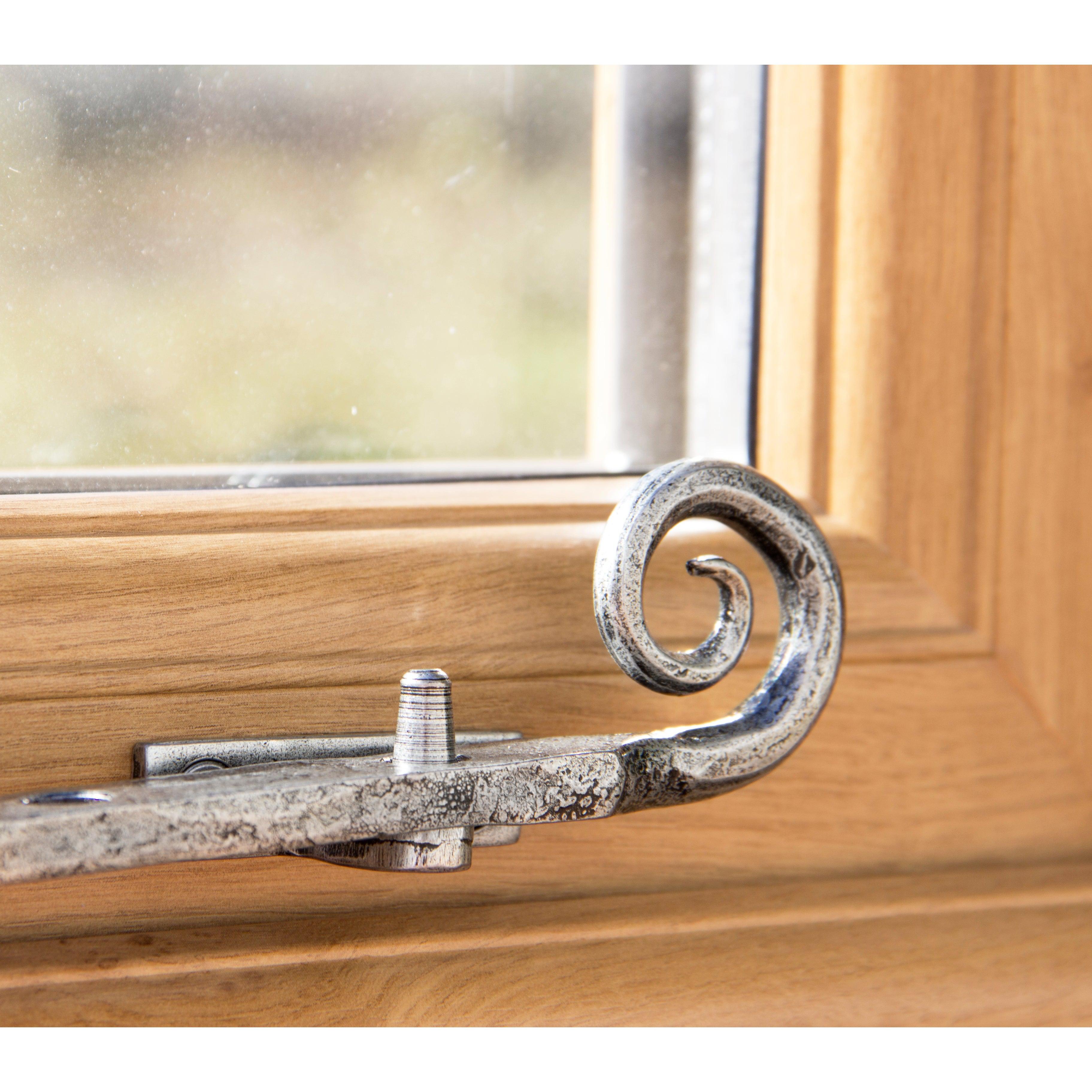 Pewter Cranked Stay Pin | From The Anvil-Stay Pins-Yester Home