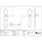 Pewter Cromwell Lever Bathroom Set | From The Anvil - Lever Bathroom - From The Anvil - Yester Home