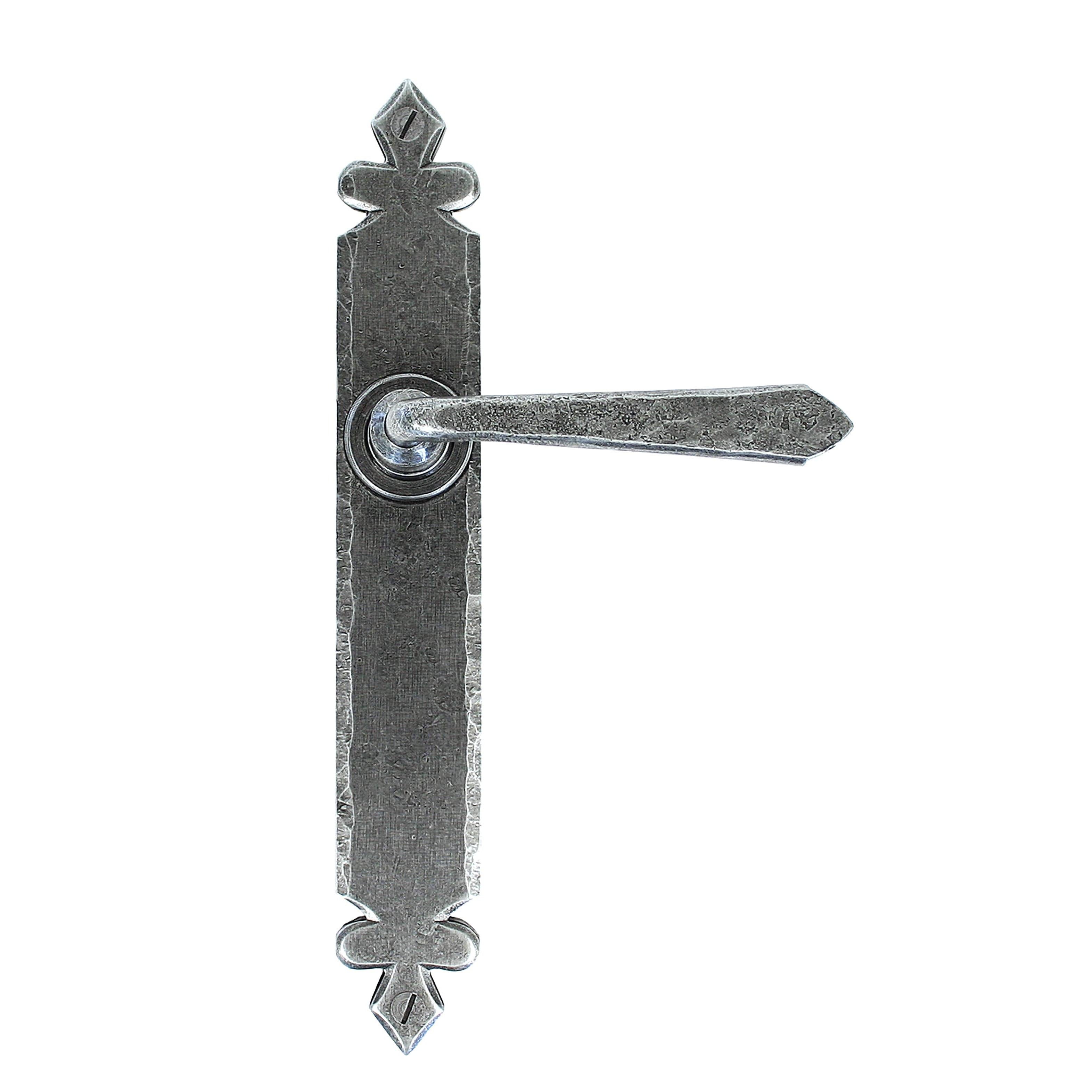 Pewter Cromwell Lever Latch Set | From The Anvil - Lever Latch - From The Anvil - Yester Home