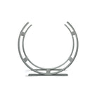 Pewter Curved Log Holder - Large | From The Anvil-Log Holders-Yester Home