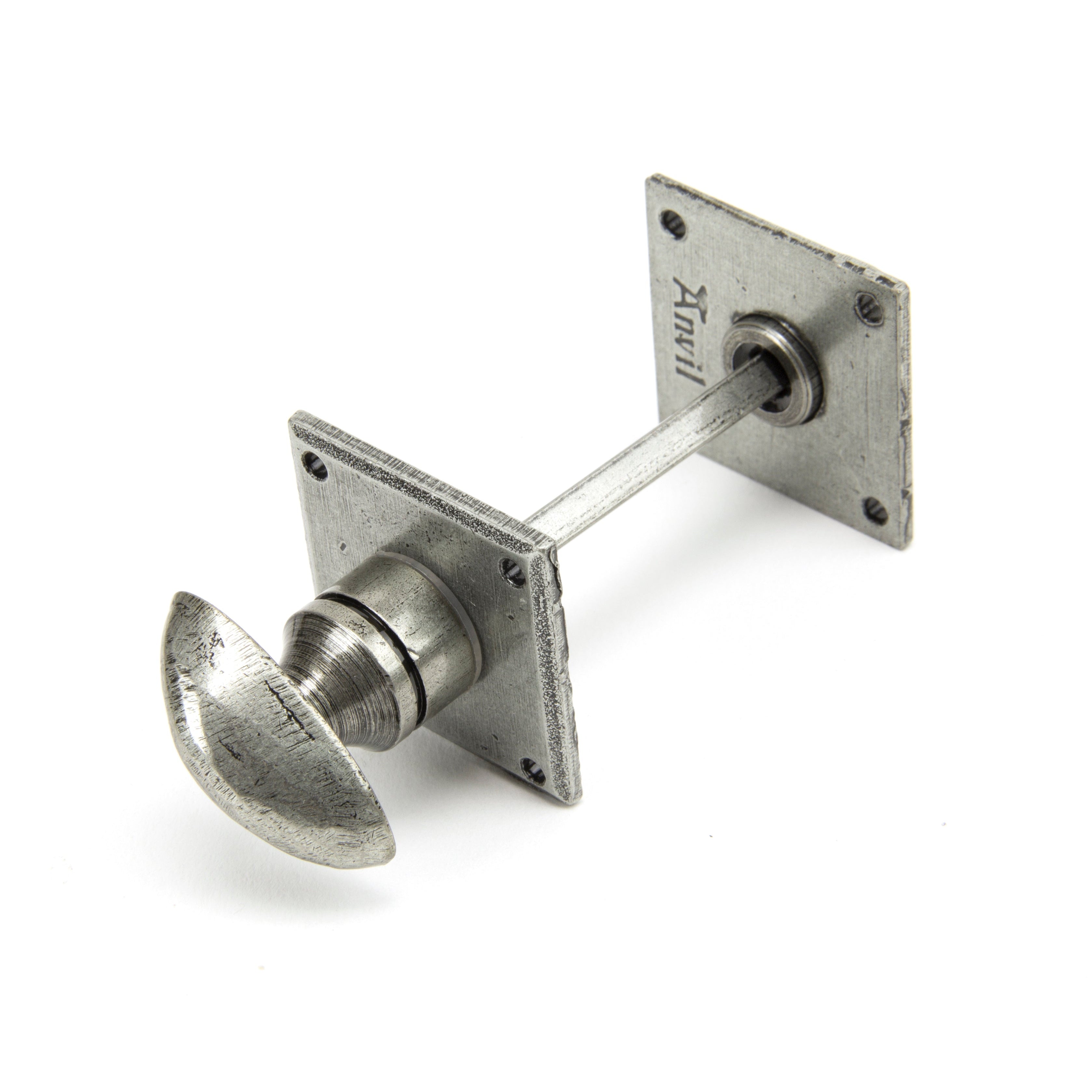 Pewter Diamond Bathroom Thumbturn | From The Anvil-Thumbturns-Yester Home
