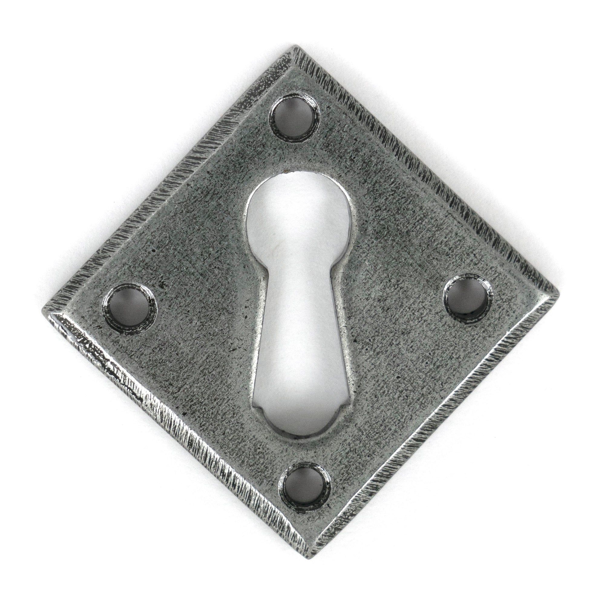 Pewter Diamond Escutcheon | From The Anvil - Escutcheons - From The Anvil - Yester Home