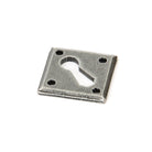 Pewter Diamond Escutcheon | From The Anvil-Escutcheons-Yester Home