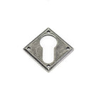 Pewter Diamond Euro Escutcheon | From The Anvil-Euro Escutcheons-Yester Home
