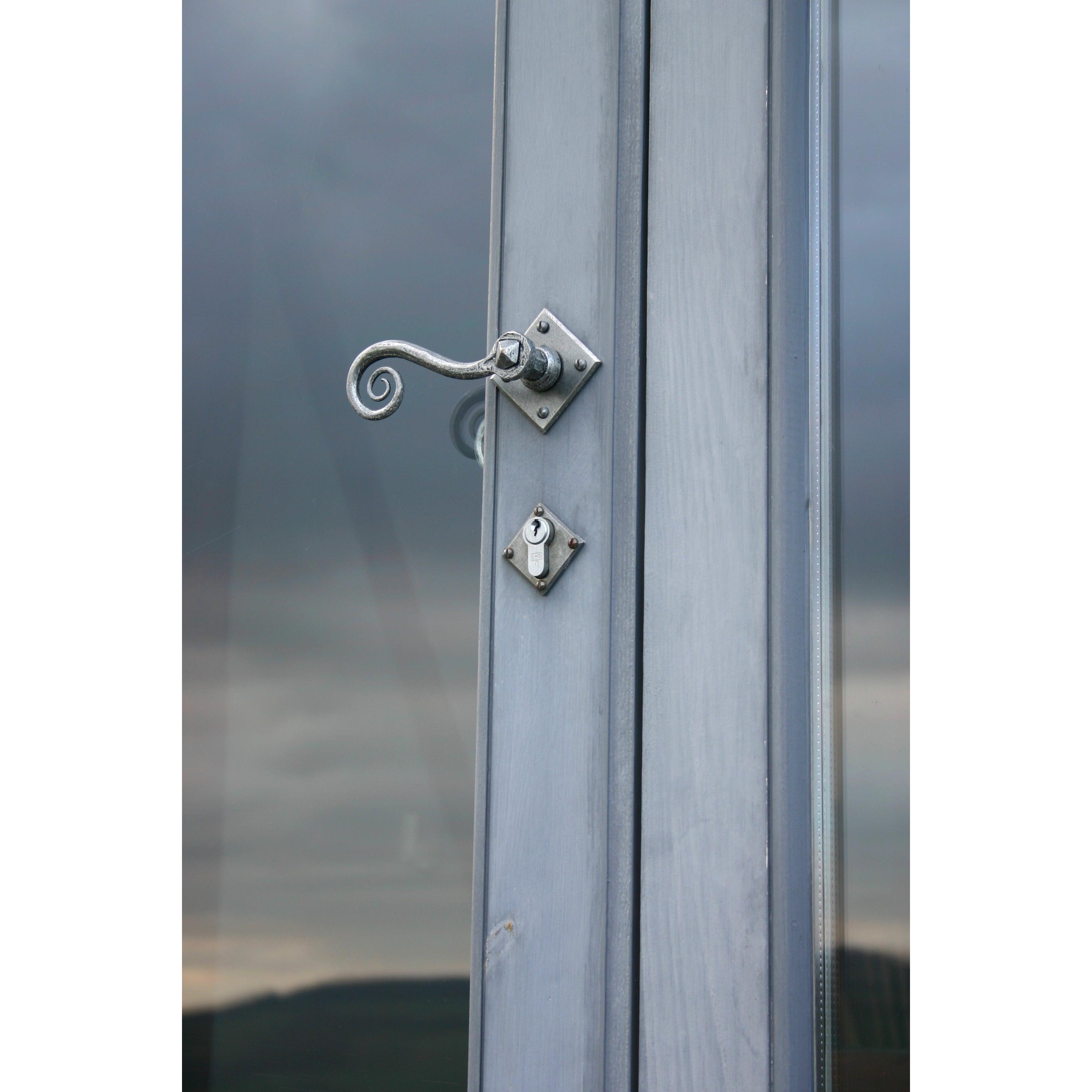 Pewter Diamond Euro Escutcheon | From The Anvil-Euro Escutcheons-Yester Home