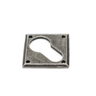 Pewter Diamond Euro Escutcheon | From The Anvil-Euro Escutcheons-Yester Home