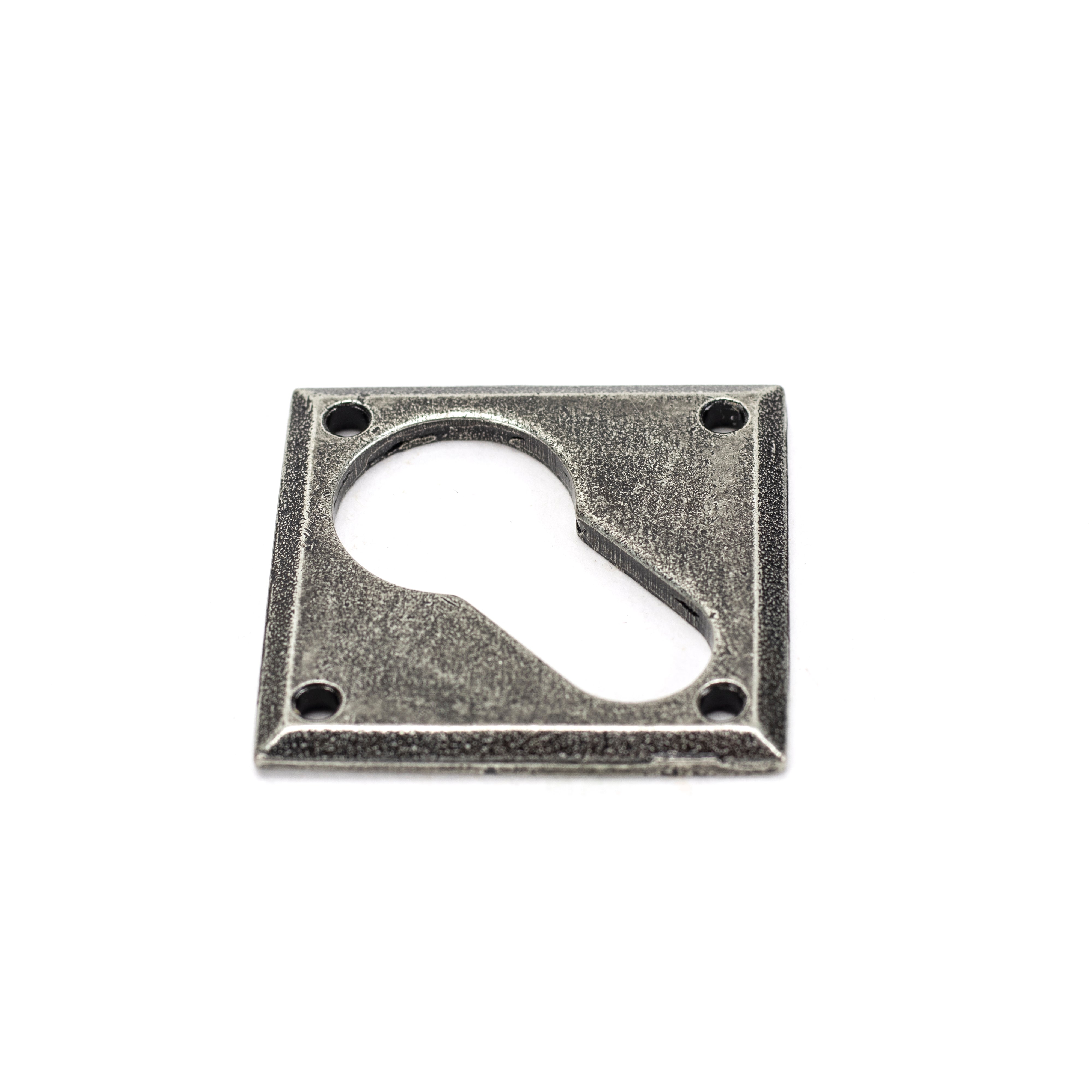 Pewter Diamond Euro Escutcheon | From The Anvil-Euro Escutcheons-Yester Home