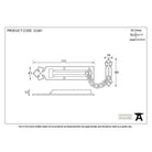 Pewter Door Chain | From The Anvil-Security-Yester Home