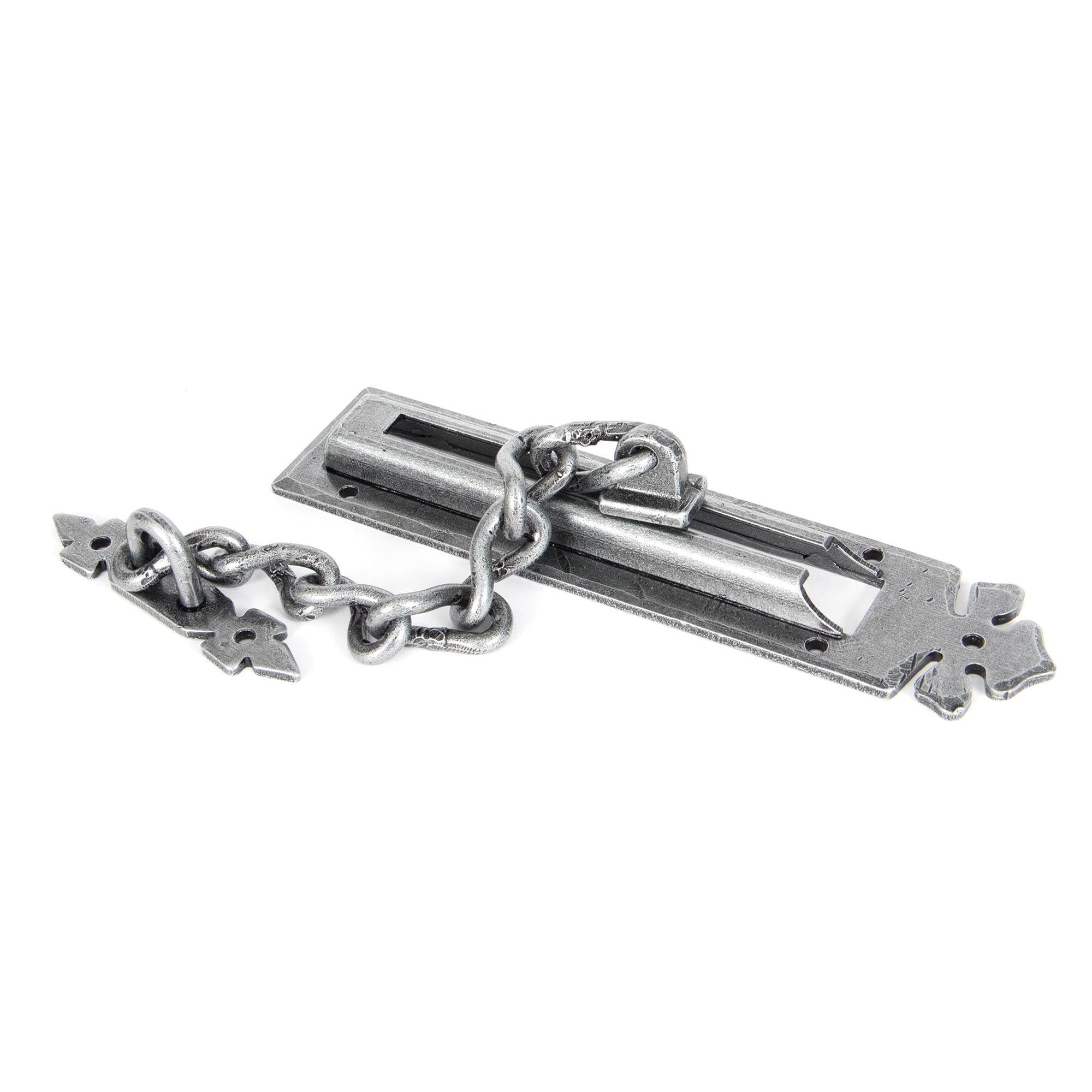 Pewter Door Chain | From The Anvil - Security - From The Anvil - Yester Home