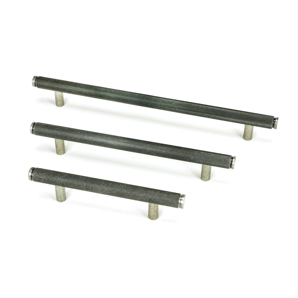 Pewter Full Brompton Pull Handle - Large | From The Anvil-Pull Handles-Yester Home