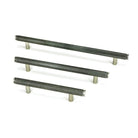 Pewter Full Brompton Pull Handle - Medium | From The Anvil-Pull Handles-Yester Home
