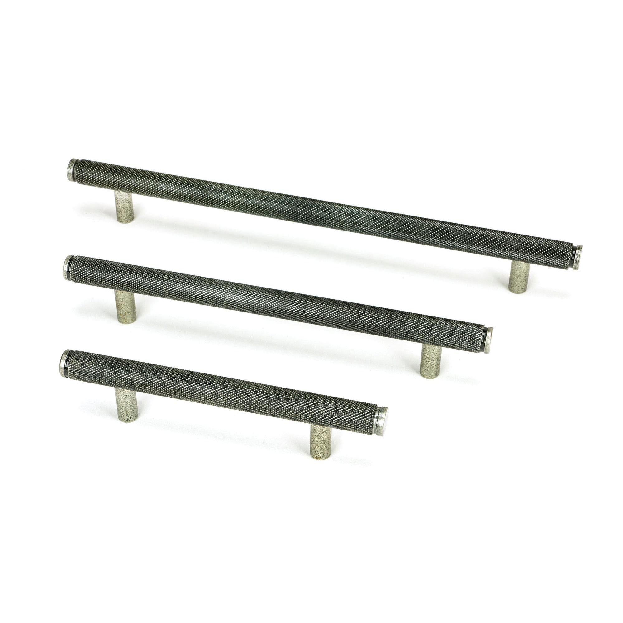 Pewter Full Brompton Pull Handle - Small | From The Anvil - Pull Handles - From The Anvil - Yester Home