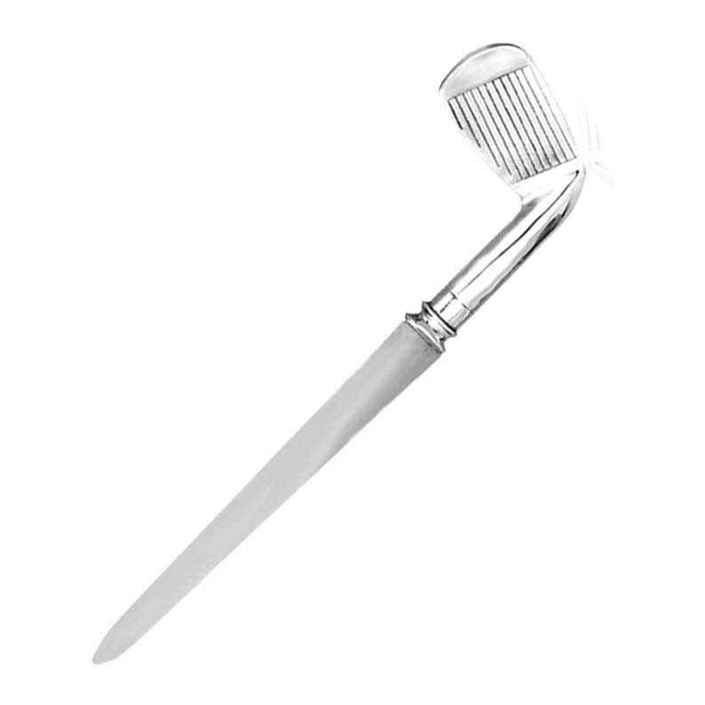Pewter Golf Club Handle Letter Opener-Letter Openers-Yester Home