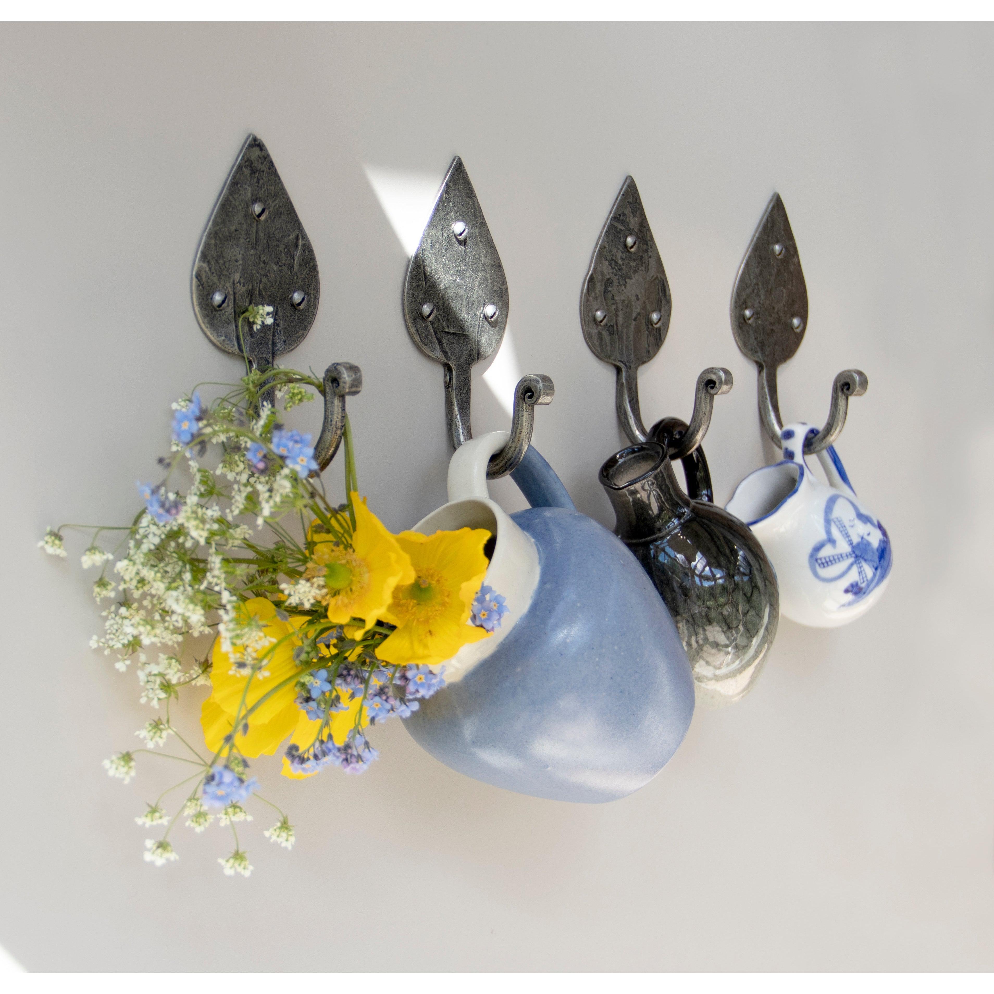 Pewter Gothic Coat Hook | From The Anvil-Coat Hooks-Yester Home