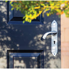 Pewter Gothic Curved Sprung Lever Lock Set | From The Anvil-Lever Lock-Yester Home