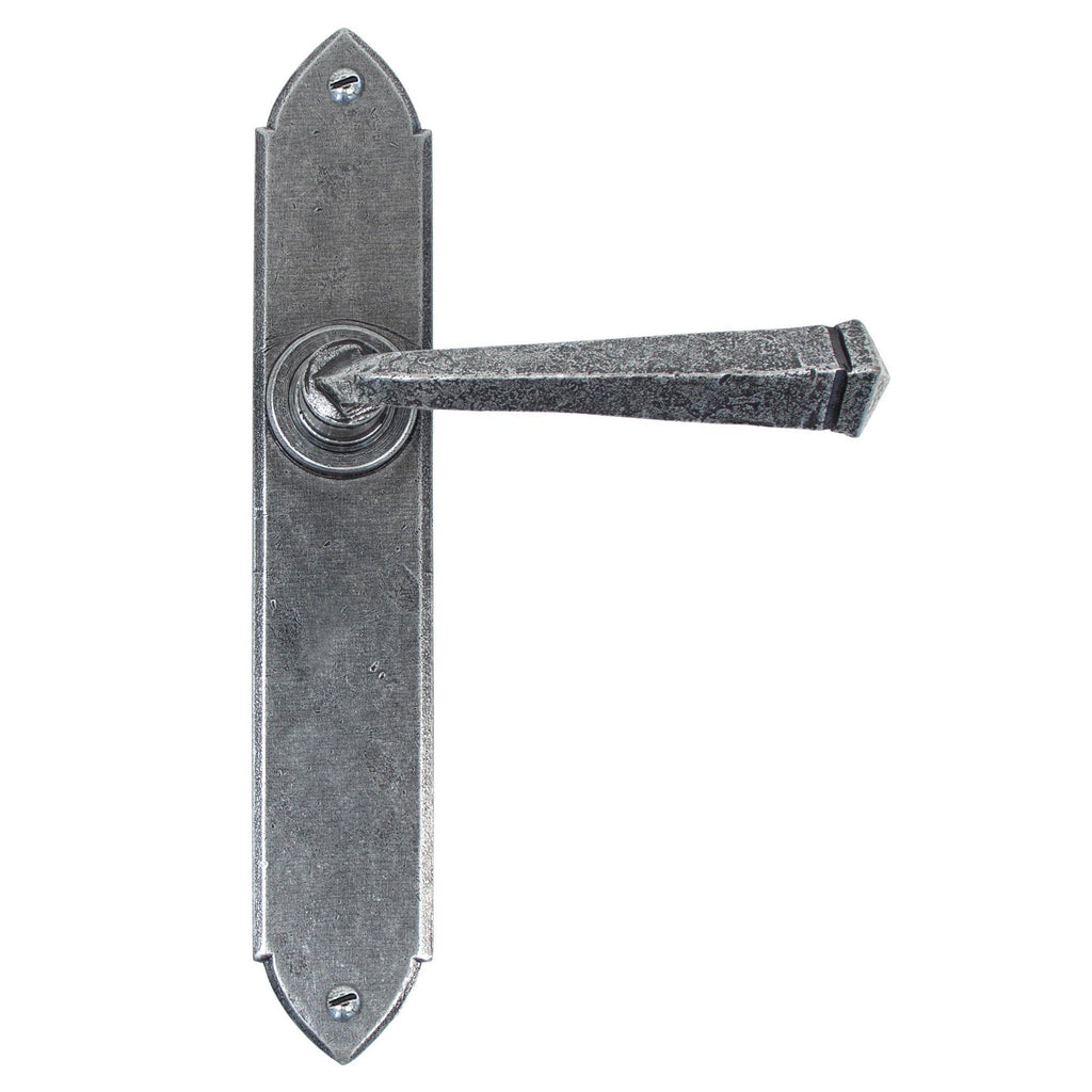 Pewter Gothic Lever Latch Set | From The Anvil - Lever Latch - From The Anvil - Yester Home