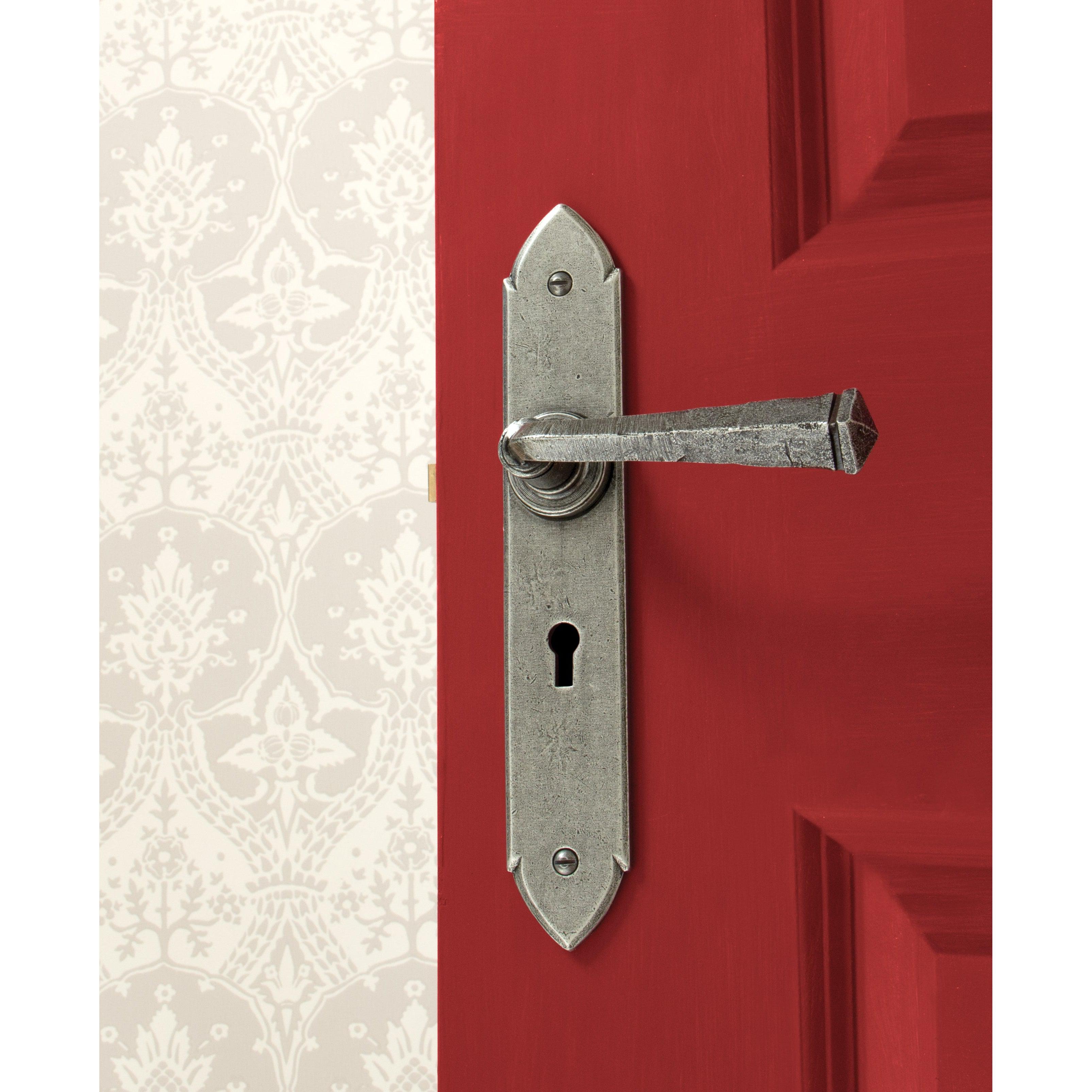 Pewter Gothic Lever Lock Set | From The Anvil-Lever Lock-Yester Home