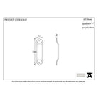 Pewter Gothic Screw on Staple | From The Anvil-Staple Pins & Plates-Yester Home