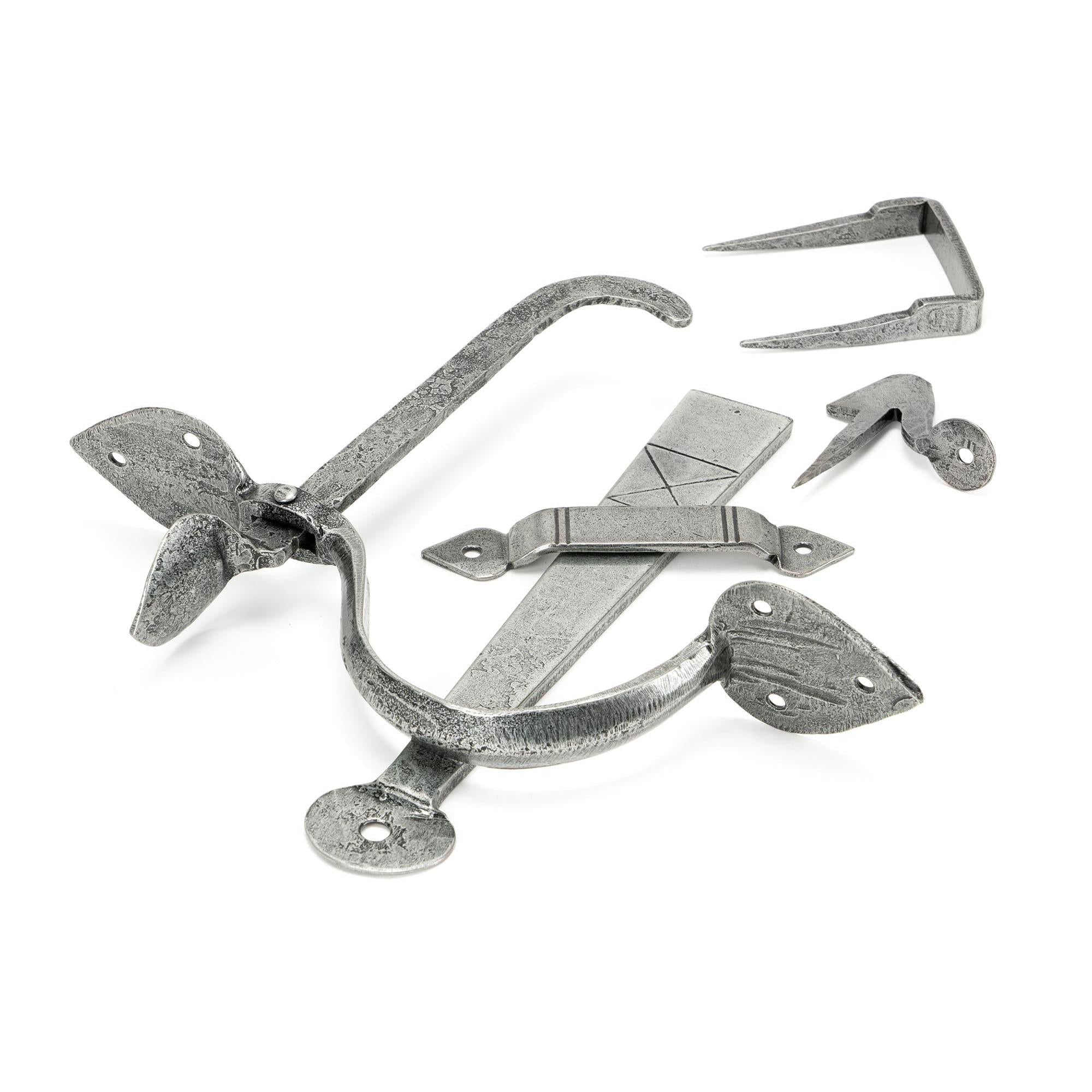 Pewter Gothic Thumblatch - XL | From The Anvil - Thumblatches - From The Anvil - Yester Home