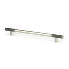 Pewter Half Brompton Pull Handle - Large | From The Anvil - Pull Handles - From The Anvil - Yester Home