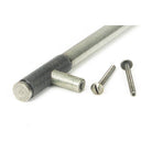 Pewter Half Brompton Pull Handle - Large | From The Anvil-Pull Handles-Yester Home