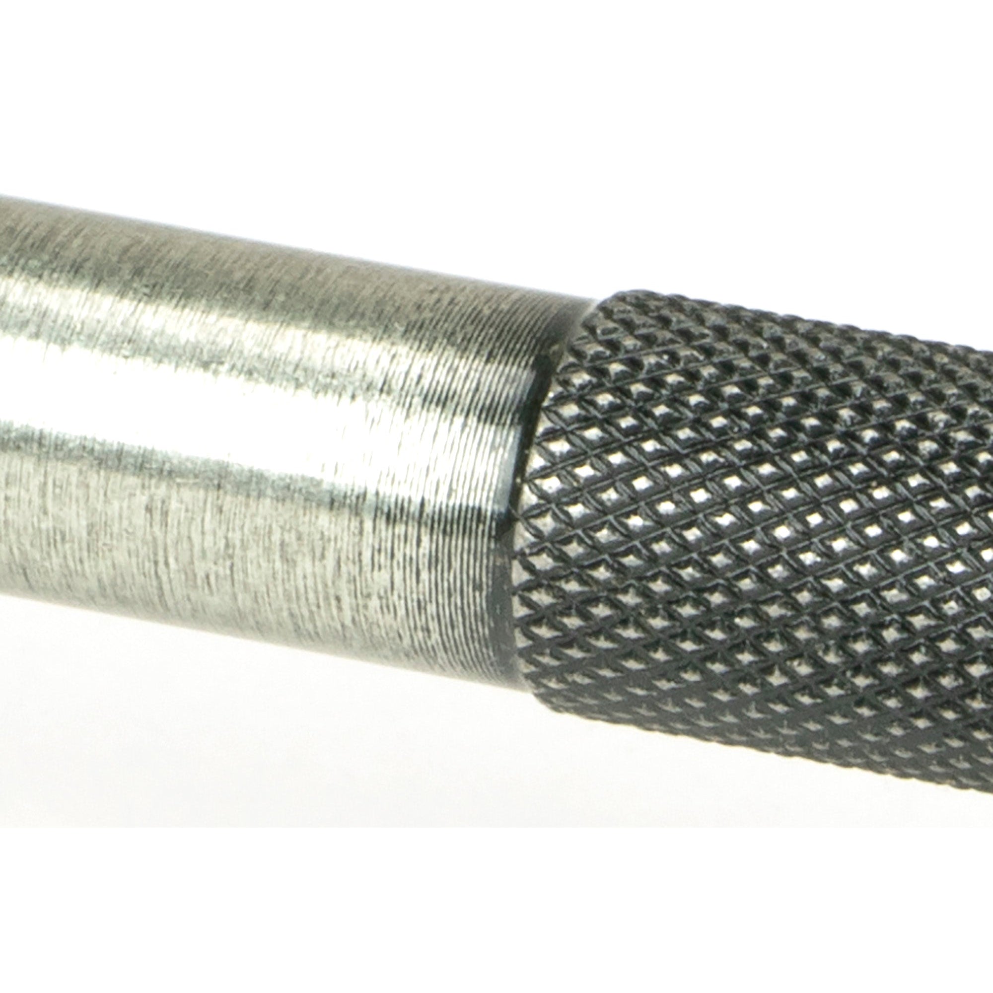 Pewter Half Brompton Pull Handle - Medium | From The Anvil-Pull Handles-Yester Home