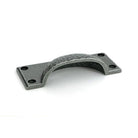 Pewter Hammered Art Deco Drawer Pull - Drawer Pulls - From The Anvil - Yester Home