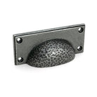 Pewter Hammered Art Deco Drawer Pull - Drawer Pulls - From The Anvil - Yester Home