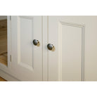 Pewter Hammered Cabinet Knob - Large | From The Anvil-Cabinet Knobs-Yester Home
