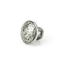 Pewter Hammered Cabinet Knob - Medium | From The Anvil-Cabinet Knobs-Yester Home