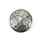 Pewter Hammered Cabinet Knob - Medium | From The Anvil-Cabinet Knobs-Yester Home