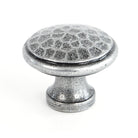 Pewter Hammered Cabinet Knob - Medium | From The Anvil - Cabinet Knobs - From The Anvil - Yester Home