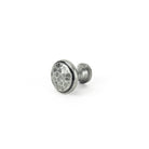 Pewter Hammered Cabinet Knob - Small | From The Anvil-Cabinet Knobs-Yester Home