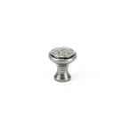 Pewter Hammered Cabinet Knob - Small | From The Anvil-Cabinet Knobs-Yester Home