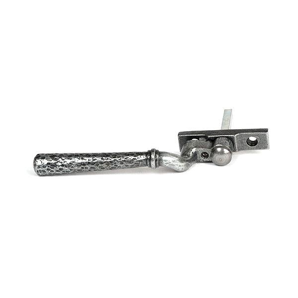 Pewter Hammered Newbury Espag - LH | From The Anvil-Espag. Fasteners-Yester Home