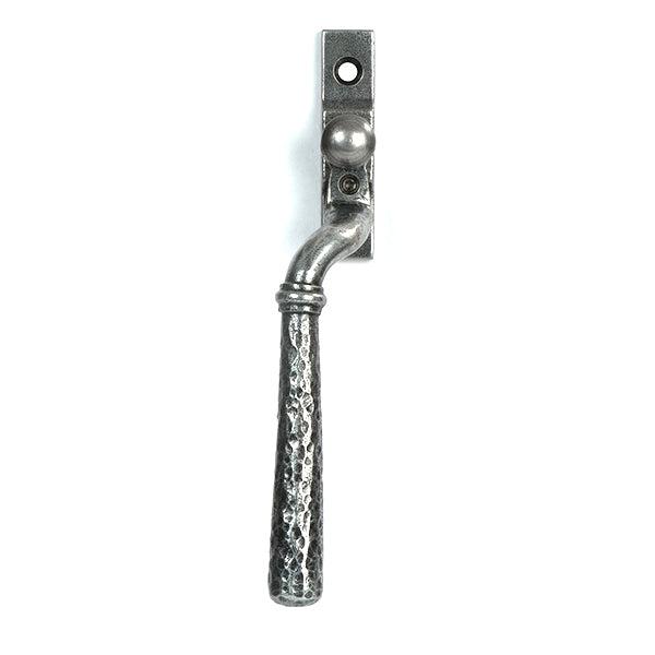 Pewter Hammered Newbury Espag - LH | From The Anvil-Espag. Fasteners-Yester Home