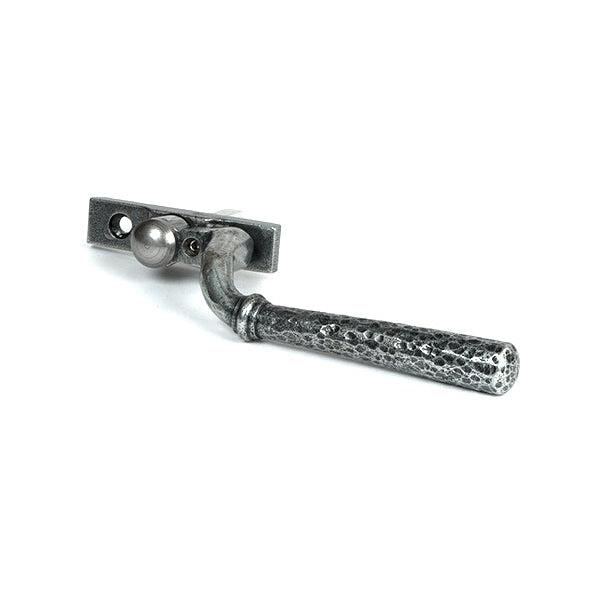 Pewter Hammered Newbury Espag - LH | From The Anvil-Espag. Fasteners-Yester Home