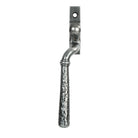Pewter Hammered Newbury Espag - LH | From The Anvil - Espag. Fasteners - From The Anvil - Yester Home