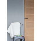 Pewter Hammered Newbury Lever on Rose Set (Art Deco) | From The Anvil-Concealed-Yester Home