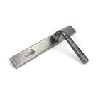 Pewter Hammered Newbury Slimline Espag. Lock Set | From The Anvil - Espagnolette - From The Anvil - Yester Home